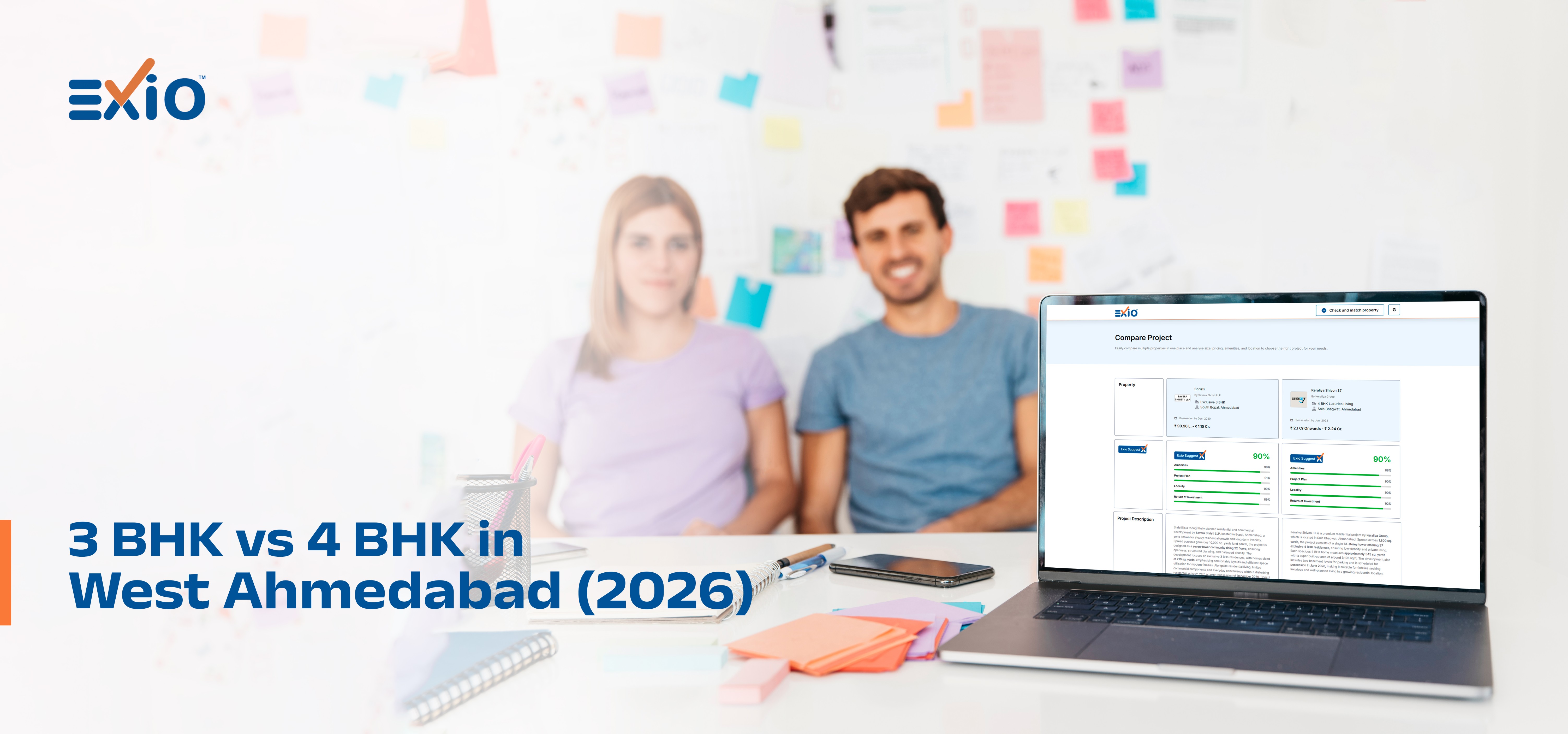 Investment Tips 2026: Choosing Between 3 BHK & 4 BHK in West Ahmedabad